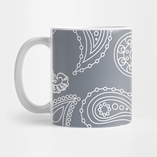 Mandala Pattern Green and White Halloween Fall Autumn Season Mug